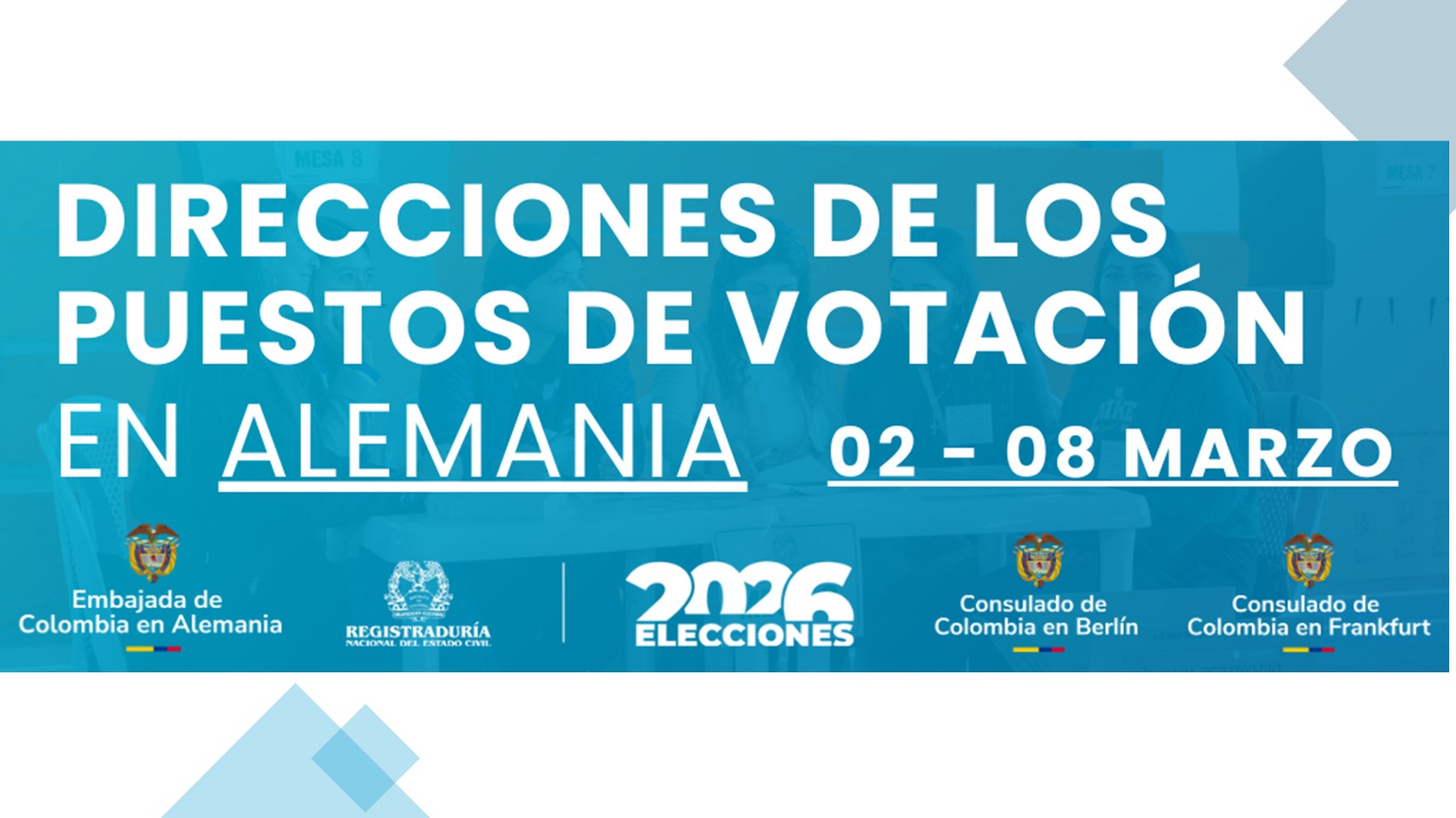 Puestos de votación en Berlín, Hamburgo y Bremen para las elecciones a Congreso en 2026
