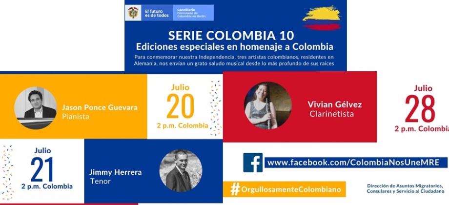 Con música el Consulado de Colombia en Berlín conmemora el Día de la Independencia 
