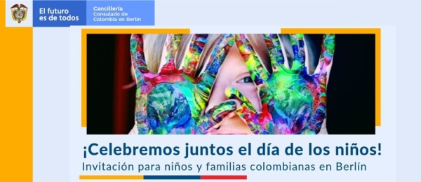Consulado de Colombia en Berlín invita a celebrar el día de los niños el 26 de octubre de 2019