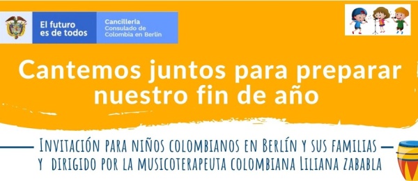 Embajada y Consulado de Colombia en Berlín invitan a los ensayos para preparar el evento de fin de año con los niños en 2019